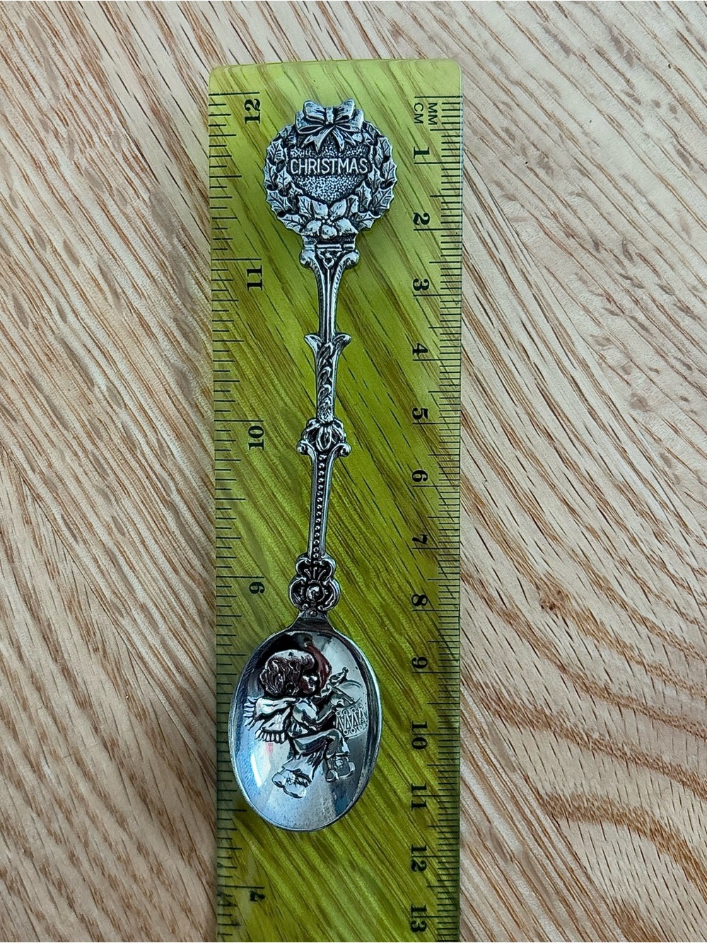 Vintage Christmas Silver-Plated Collectible Spoon Gazelle - Picture 2 of 4